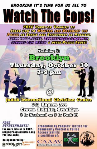CW training Series - Brooklyn 10.30.14