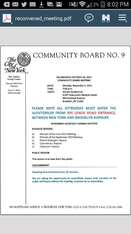 CB9meeting