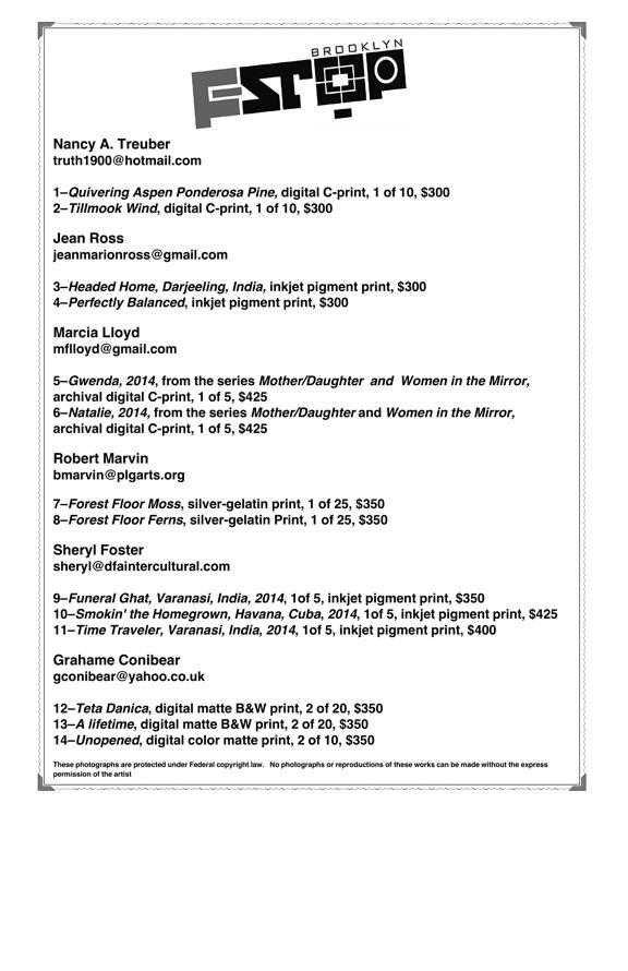 F-Stop Price List lo res