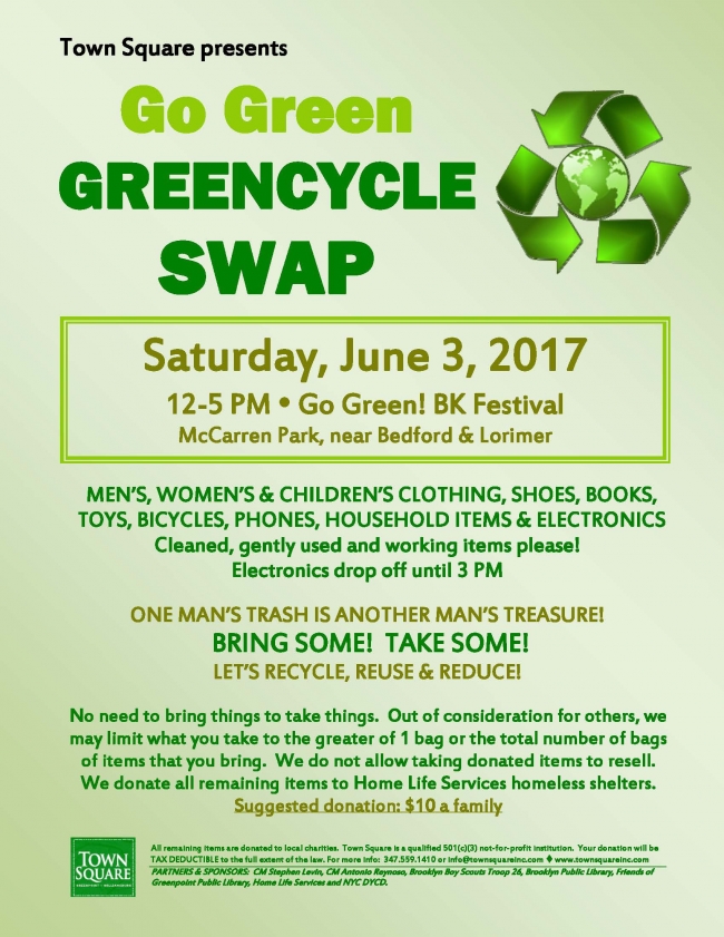 Greencycle go Green swap 2017